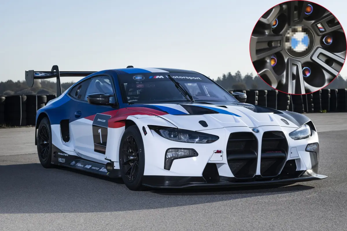 Race car built with titanium fasteners